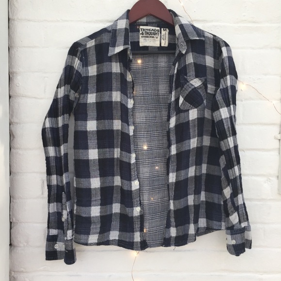 Threads 4 Thought flannel shirt 🌙 - Picture 2 of 5
